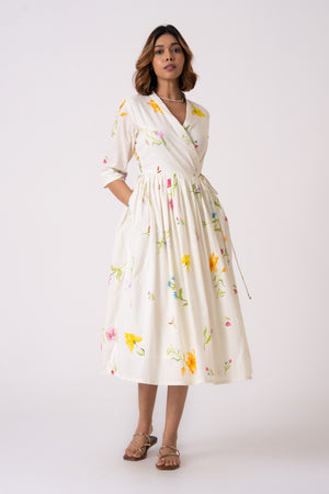 Aura dress - Off-white