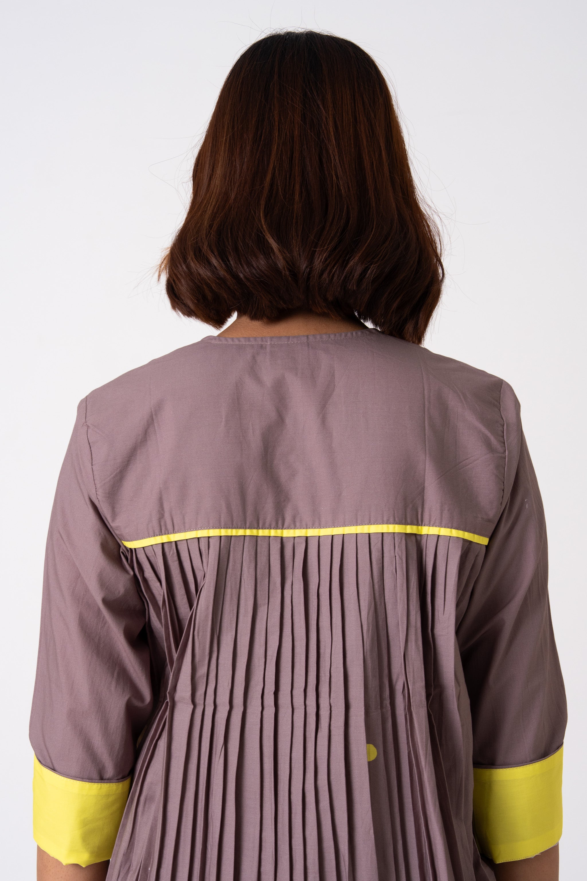 Splatter Co-ord -  Gray & Yellow