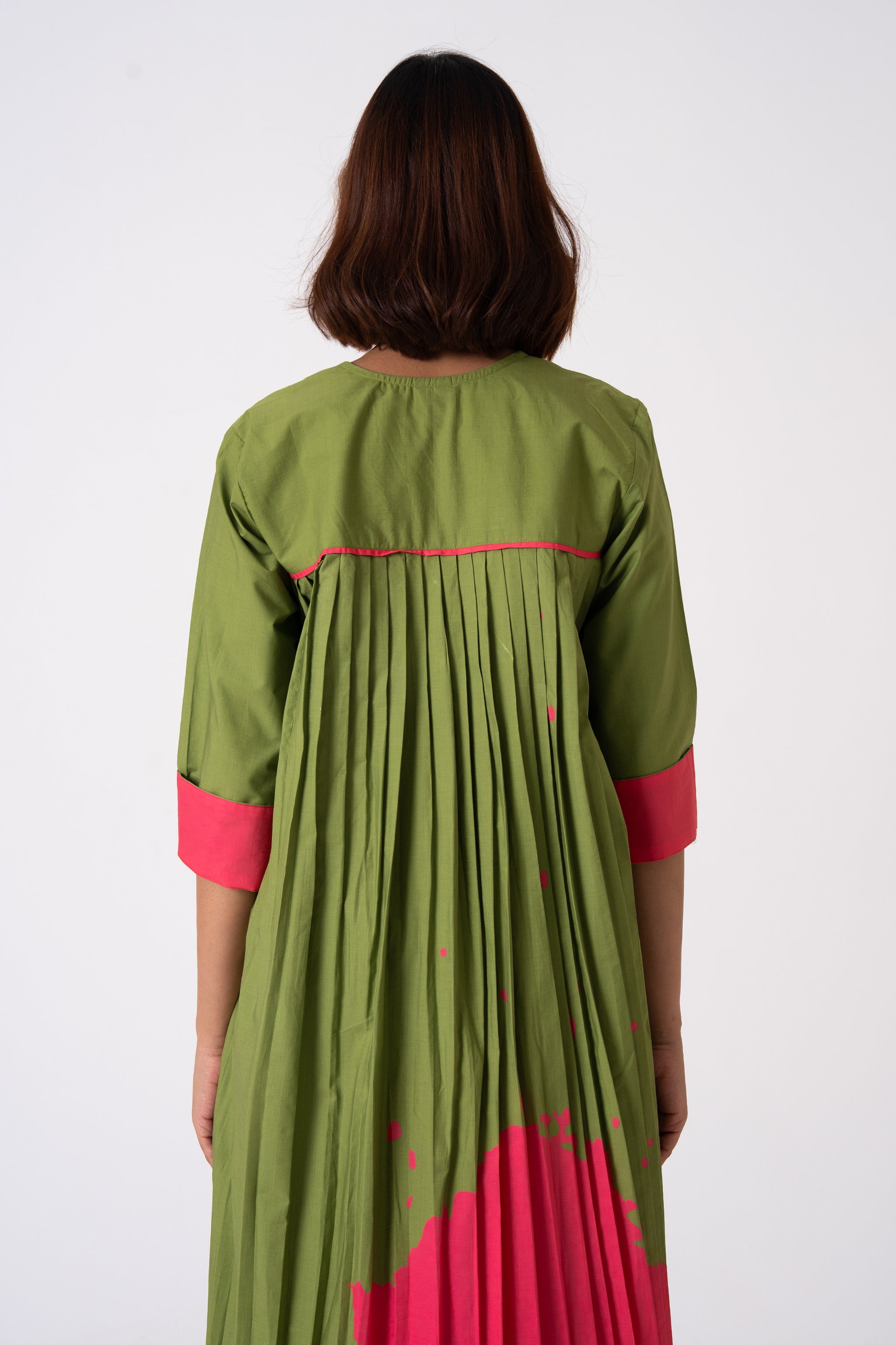 Splatter Co-ord - Green & Pink