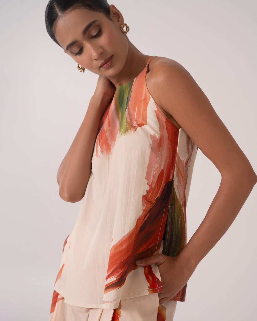 Wave top - Brown