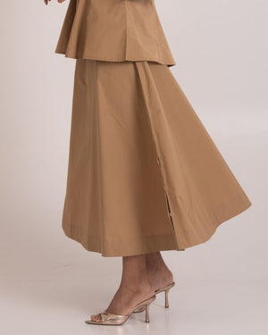 Code Skirt - Brown