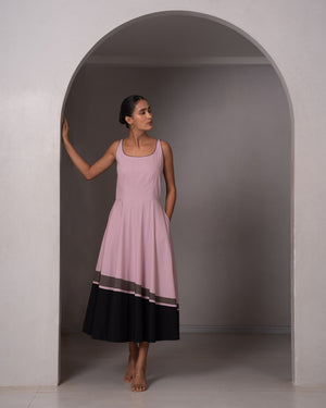 Muse Dress - Mauve Pink