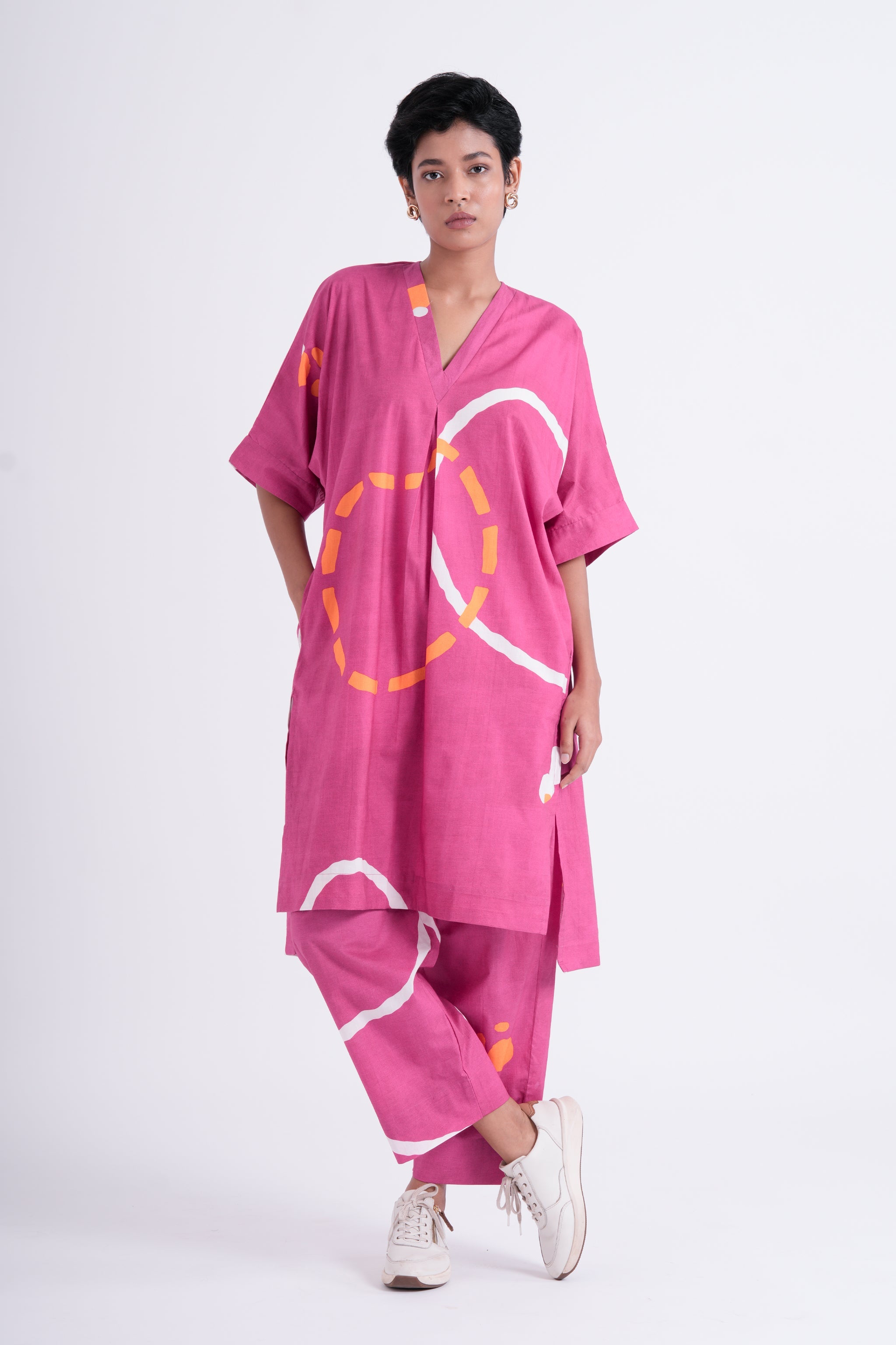 Ease Tunic - Poppy Pink