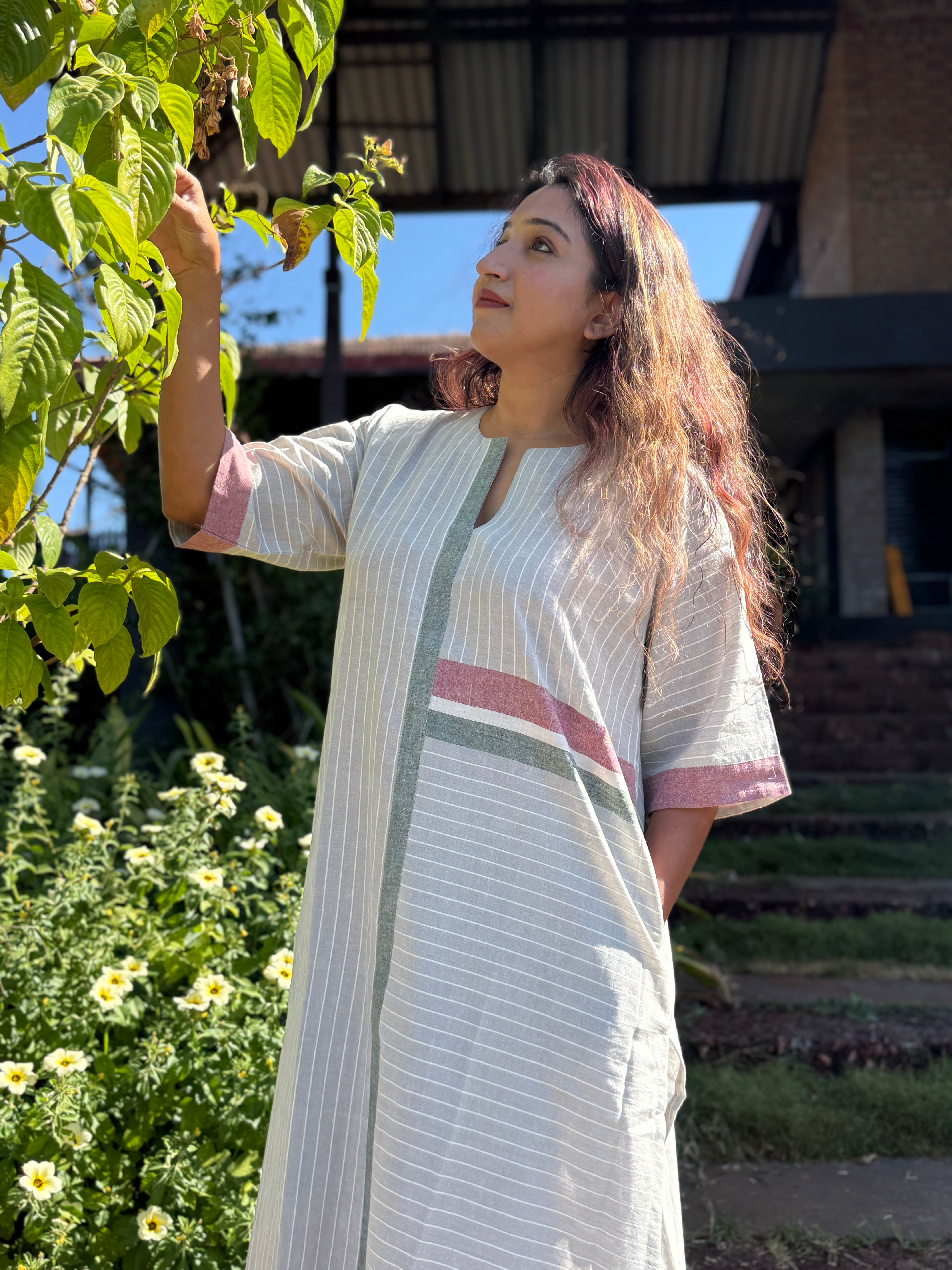 Serene Stripe Set - Grey