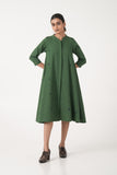 Oriental dress - Moss Green