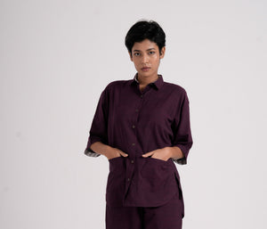 Lava Shirt - Dark Purple