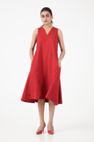 Twist dress - Red