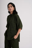 Lava Shirt & Blaze Pant Co-ord - Seaweed Green