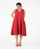 Twist dress - Red