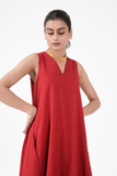 Twist dress - Red