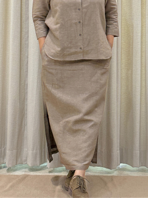 Verve Skirt - Dark Beige