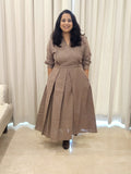 Sculpt Dress - Dark Beige