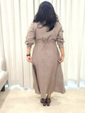 Sculpt Dress - Dark Beige