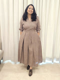 Sculpt Dress - Dark Beige