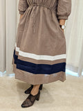 Earthen Dress - Dark Beige