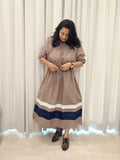 Earthen Dress - Dark Beige