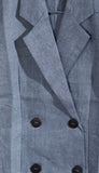 Waistcoat jacket top - Grey