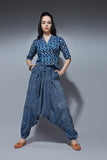 On-the-go girl Dhoti - Indigo Blue